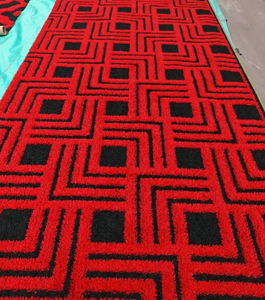 Dalles de gazon artificiel à motif géométrique moderne, tapis de gazon vert pour jardin extérieur - Product Image 2