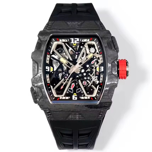 Tonneau Watch 35-03 Automatic Movement Carbon Fiber Mechanical High Quality Luxury Unisex Watch Water Resistant 3BAR - Product Image 1