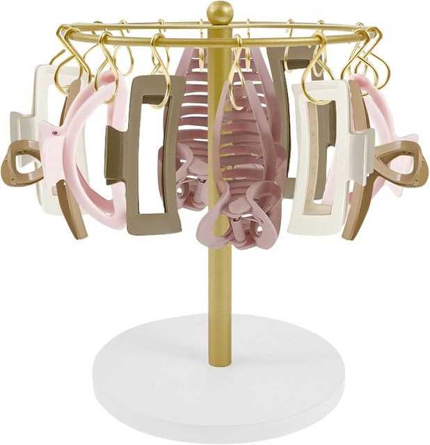 Claw Clip Organizer Holder Stand Storage Display Hair Accessories Bedroom Bathroom College Dorm Room Decor for Women and Girls
