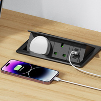 Prise de courant électrique escamotable pour table de conférence, prise de courant escamotable intégrée, prise de courant USB de bureau