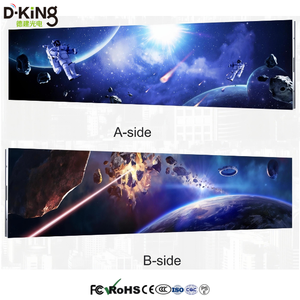Écran LED intérieur ultra-fin personnalisé P2.97, mur vidéo publicitaire double face, panneau LED en aluminium moulé sous pression 1000*250mm - Product Image 6