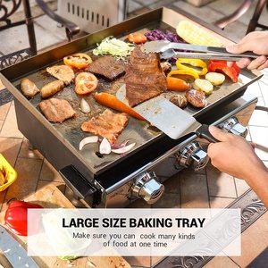Honhill — barbecue Gaz en <span class=keywords><strong>acier</strong></span> inoxydable, 23 pouces, 3 brûleurs, Portable, Propane - Product Image 2