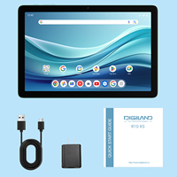 Tablette PC Android 14 Octa Core Wi-Fi 10 pouces G80 4 Go 64 Go INCELL pour usage professionnel et divertissement, modèle R10XS 2025