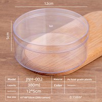 Boîte de rangement en plastique PS JNH-002, haute transparence, boîte à bonbons de mariage, boîte d'emballage pour pâtisserie artisanale, épaisseur 1 mm