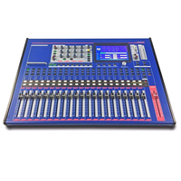 Consola de Audio Digital con Pantalla Táctil de 7 Pulgadas y Resolución de 800*480, Mezclador de 32 Canales con Alimentación Phantom +48V para DJs y Sistemas de Sonido