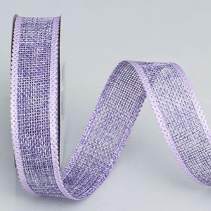 1 Inch <strong>Easter</strong> Spring Wired <strong>Ribbon</strong> Rustic Burlap Colorful Wired <strong>Ribbon</strong> for Wreath Bow Craft Gift Wrapping Party Boho Decoration - Product Image 4