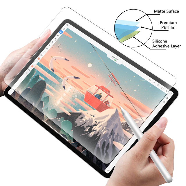 Top Sale in Japan Nano Paper Feeling Film for iPad Pro 12.9 Inch Writing Screen Protector for iPad Tablet Matte Screen Protector