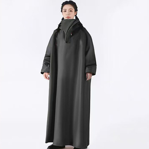 Imperméable léger et portable pour cycliste électrique, avec capuche, <span class=keywords><strong>poncho</strong></span> long pour femmes et hommes, usage quotidien - Product Image 1