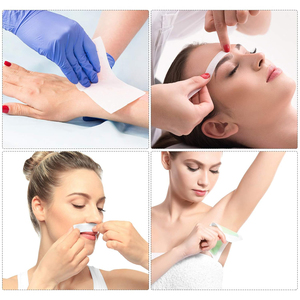 Bandes <span class=keywords><strong>de</strong></span> <span class=keywords><strong>cire</strong></span> dépilatoires en rouleau - Bandes <span class=keywords><strong>de</strong></span> <span class=keywords><strong>cire</strong></span> pour le visage, le corps et les jambes, réutilisables et jetables - Product Image 5