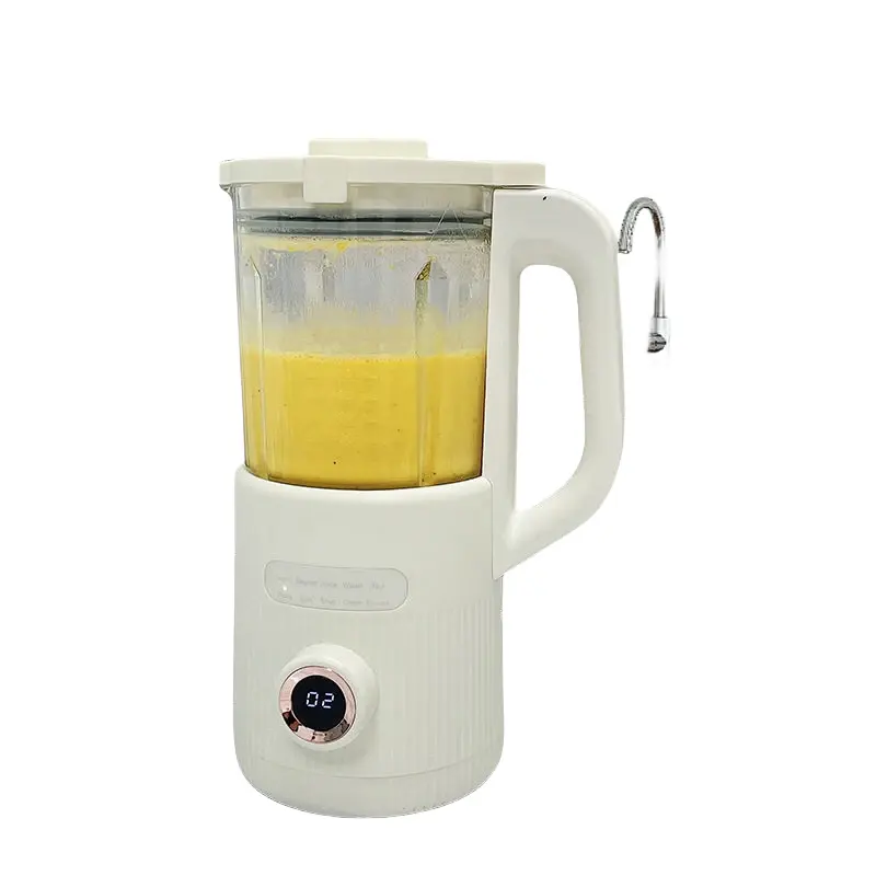 Кухонный прибор 1,2 л Мощный высокоскоростной горячий суп блендер для приготовления соевого молока Многофункциональный Умный нагревательный блендер