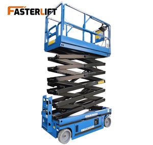 Lift Scissor Listrik Kecil 6-16m Faster Lift FL, Penggerak Hidrolik, Kapasitas 130KG, Tinggi Maksimum 20m - Product Image 2