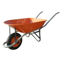 WB7200T Standard Galvanisé Plateau Roue Brouette Plateaux Ciment Brouette pour la Construction de Bâtiments