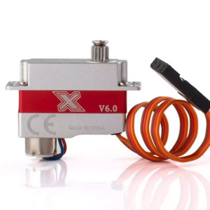 Servo digital de alto torque X V6.0 de metal completo para avión RC 8G Glider - Product Image 1