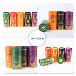 Caja de tubo de papel de té de embalaje redondo de lata de papel de cilindro biodegradable de alta calidad - Product Image 6