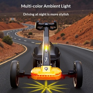 Kart électrique populaire pour enfants, quatre roues, en plastique, unisexe, pour les 2-6 ans, portable, télécommandé, pliable - Product Image 2