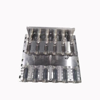 Moule de soufflage Asterism à six cavités en acier et aluminium de haute précision, durable, avec surface polie/anodisée à revêtement dur pour bouteille d'eau