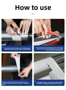 Cinta Adhesiva Antideslizante de Alta Temperatura, Silicona con Superficie Texturizada de Fibra de Vidrio, Cinta Antiadherente Tipo Piel de Pollo - Product Image 3