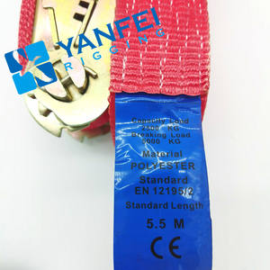 Logo tugas berat dicetak tali roda searah ujung kait J ganda - Product Image 6