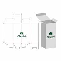Boîte d'emballage pour extensions de cheveux Cloudbri, boîtes et sacs en papier pliables personnalisés pour les magasins