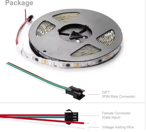 10m smdrgb thay đổi màu sắc LED Strip ánh sáng với 96 5050 LED, 12V/24V điều khiển từ xa cho Bluetooth đám mây - Product Image 4