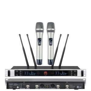 TURE DIVERSITY 640-690MHz Uhf Micrófonos inalámbricos de gama alta de doble canal mejor - Product Image 1