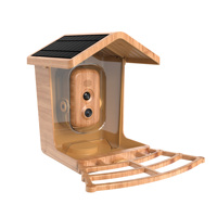 Comedero Inteligente para Pájaros con Cámara 4K, Reconocimiento IA, Energía Solar y Transmisión en Vivo para Observación de Aves en el Jardín