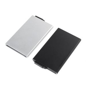 Custom Leather <b>Wallet</b> with Aluminum Case - <b>RFID</b> <b>Blocking</b> ID Card Holder & Multi-Card Organizer - Product Image 5