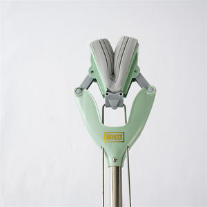 Vadrouille Plate Microfibre Absorbante Pliable à Demi Essorage <span class=keywords><strong>Télescopique</strong></span> Rétractable avec Seau en Plastique Inox Écologique - Product Image 1