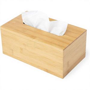 กล่องไม้ไผ่ทิชชู่สมัครสมาชิกกล่องชาออแกนิกกล่องทิชชู่ไม้ที่เก็บของ - Product Image 1