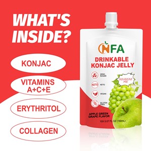 OEM ODM Bebida de Gelatina de Konjac Sin Azúcar, Colágeno, Eritritol, Vegano, Antioxidante, Bebida de Colágeno de Konjac - Product Image 2