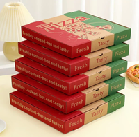 Offre Spéciale pas cher prix de gros personnalisé boîte à pizza emballage de couche isolante conception colorée pour usage alimentaire industriel