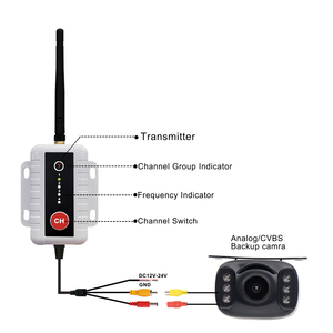 IP68 không thấm nước 2.4G <span class=keywords><strong>Analog</strong></span> không dây video <span class=keywords><strong>Transmitter</strong></span> Hỗ trợ 8 chuyển đổi tần số - Product Image 5