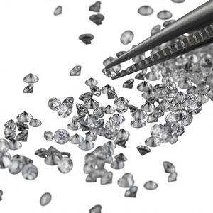 Diamants HPHT CVD en carbone pur de laboratoire, taille excellente, tailles de mêlée 1.0mm 1.3mm 1.5mm 1.7mm 2.0mm - Product Image 2