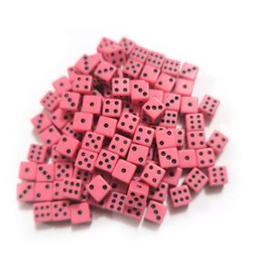 Mini Dados de 8 mm, Seis Caras, Blanco y Negro, Nuevo Diseño, Pequeños Dados Cuadrados de Plástico, Coloridos, Cubos Miniatura de 8 mm - Product Image 2