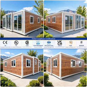 บ้านคอนเทนเนอร์แบบขยายได้ขนาด 30 ฟุต 40 ฟุต ชุบสังกะสีกันสนิม 1 ห้องนอน สไตล์โมเดิร์น แบบซ้อนได้ บ้านสำเร็จรูปแบบโมดูลาร์สำเร็จรูปพร้อมอยู่ - Product Image 2
