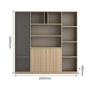Étagère ouverte extensible et convertible moderne personnalisée avec rangement et classeur pour salle de sport, école, hôtel - Utilisation commerciale en option - Product Image 5