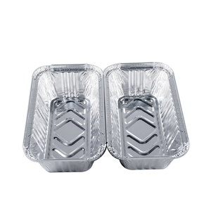 Bandeja De Aluminio Desechable Para Pan De Aluminio, Contenedores De Comida Para Llevar Bandejas De Aluminio Con Tapa <span class=keywords><strong>Charolas</strong></span> De Aluminio Con Tapa 750ml - Product Image 3