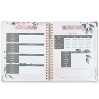 Organisateur de mariage personnalisé avec impression, reliure spirale, pour cadeaux, calendrier, budget, autocollants, livre d'or, mariée