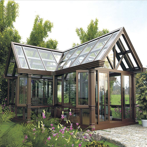 Avec échantillon gratuit Orangerie Serre Solarium Véranda Maison préfabriquée Autoportante <span class=keywords><strong>Jardin</strong></span> <span class=keywords><strong>d</strong></span>'<span class=keywords><strong>hiver</strong></span> en verre - Product Image 4
