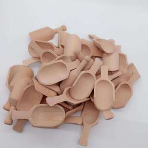 Wholesale Mini Wooden Bath Salt Spoon Candy Tea Measuring <strong>Scoop</strong> <strong>Washing</strong> <strong>Powder</strong> Baby Spoon Scooper - Product Image 1