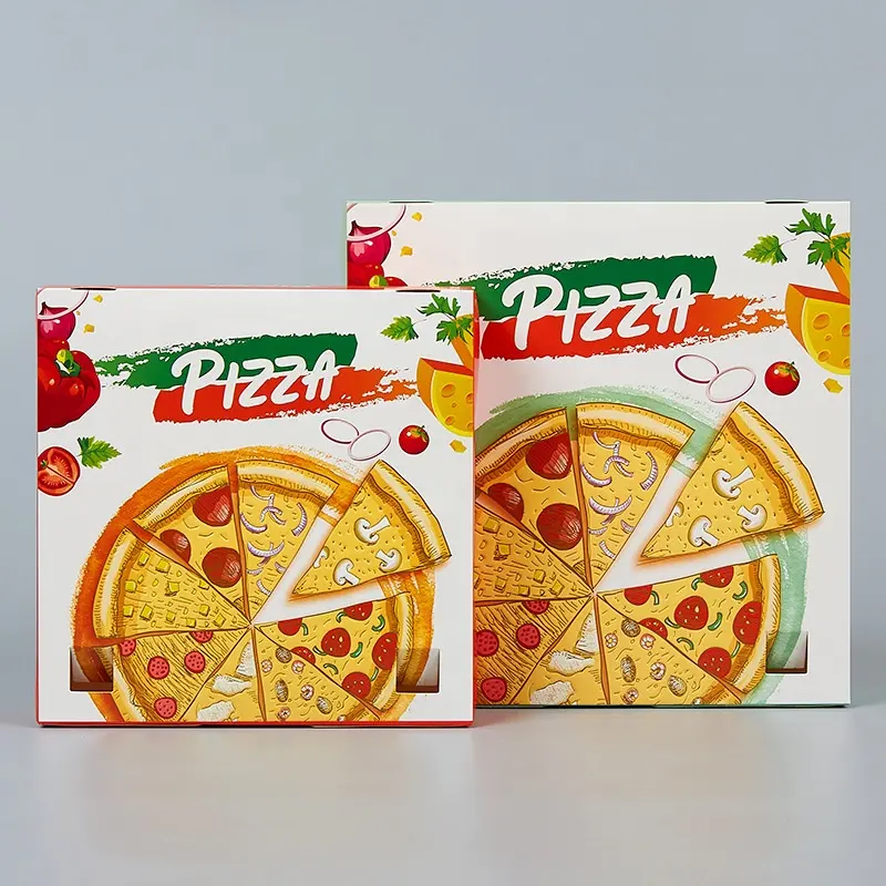 YIYANG-caja de Pizza de 6 pulgadas, 8 pulgadas, 10 pulgadas, 12 pulgadas, alta calidad, marrón, Kraft, embalaje de Pizza