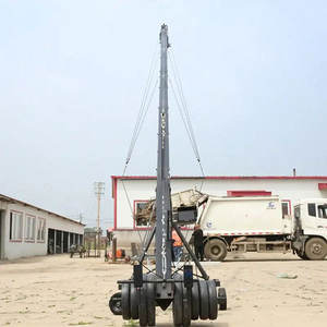 VIRTUECRANE Équipement de diffusion <span class=keywords><strong>radio</strong></span>-télévisuelle Grue de caméra triangulaire de 40 pieds avec tête motorisée Pan Tilt et moniteur 7 pouces 15 kg - Product Image 2