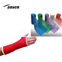 Bande de moulage orthopédique synthétique personnalisable Bandage médical renforcé de fibres pour les fractures Blessures des tissus mous Certifié CE