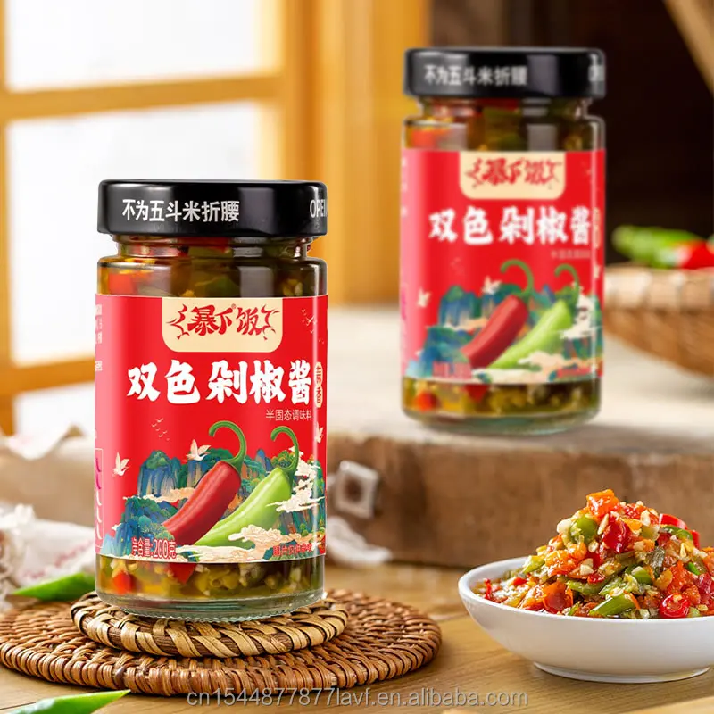 Jixiangju OEMODM serviço Molho de pimenta pimenta alho