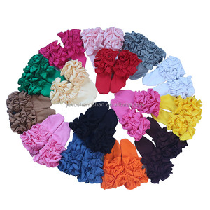 ถุงเท้าเด็กแรกเกิด0-16ปีถุงเท้าผ้าฝ้ายสีล้วนมีระบายสำหรับเด็กผู้หญิง - Product Image 1