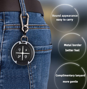 Elegante Control Remoto Inalámbrico RF Redondo 433mhz 315mhz con Botones Personalizables para Puertas de Garaje, Alarmas y Puertas Automáticas - Product Image 3