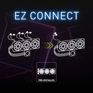 Refroidisseur liquide pour processeur <span class=keywords><strong>MSI</strong></span> M a G CoreLiquid I360 Blanc - AIO ARGB - Design miroir infini - Support UNI - Radiateur 360 mm - Product Image 3