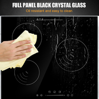 Cuisinière à induction commerciale Prestige à 3 brûleurs, style populaire, pas cher, 9 niveaux de puissance, commande tactile