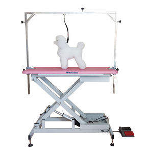 Fabrika toptan elektrikli Pet köpek yuvarlak Led bakım masası ayarlanabilir bakım masası köpek kedi için - Product Image 5