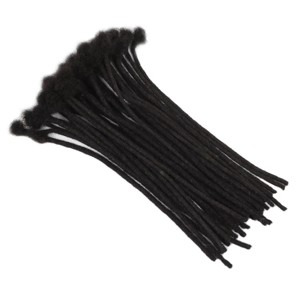 INICE Estensioni Dreadlock 100% <span class=keywords><strong>Capelli</strong></span> Umani, Locs <span class=keywords><strong>Veri</strong></span> Morbidi, Senza Perdita di <span class=keywords><strong>Capelli</strong></span>, Senza Grovigli, Durevoli per Saloni e Ingrosso - Product Image 2
